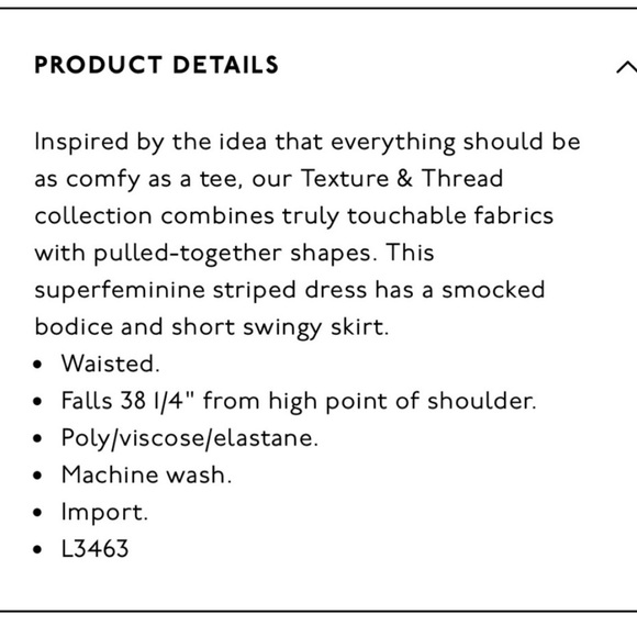 NWOT Madewell Texture & Thread Smocked Dress - Picture 9 of 9